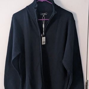 Portebella men's zip up sweater medium